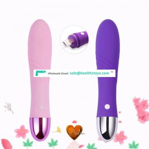 12 Frequencies Hand Held Clitoris Dildo USB Rechargeable Purple Pink Vibrator