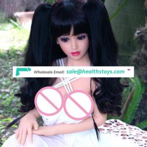 128cm Perfect Masturbator Toy Furry Naked Girl Hairy Vagina Asian Small Breast Top Sex Doll for Men Women