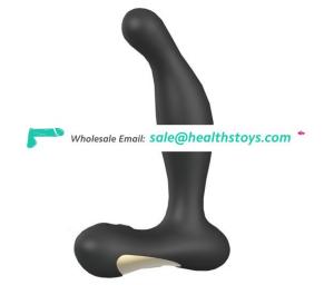 2019 Hotsale Silicone Prostate Vibrator Anal Plug Electric Rotating Prostate Vibrator Massager for Men