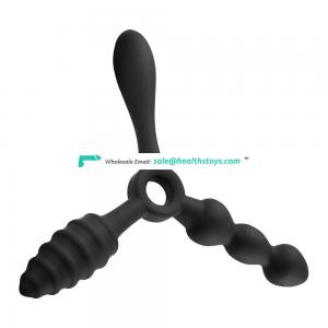 2019 New Product Male Female Sex Toy Kit G - Point Vibrator Silicone Anal Butt Plug