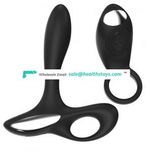 Adult Product 10 Vibration Modes Men Silicone Sex Toy Cock Ring