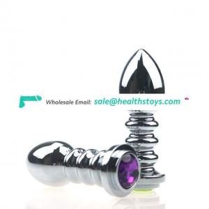 Anal Toys Metal Anal Plug Screw Butt Plug Adults Products For Women and Men Anal Butt Plug