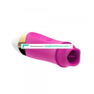 Easy to use low noise mini tongue sex toy vibrator
