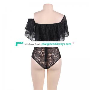 Factory Price Black Four Color Lace Teddy Girls Couples Sexy Nightwear