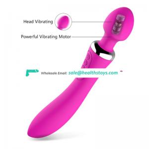 Fast Delivery Waterproof Heated Clitoris Vibrators And Adult Sex Toy Power Magic Wand Massager