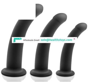 Free sample Sex toys silicone dildos with 3 sizes best dildo for my sex shop anal plug for gay