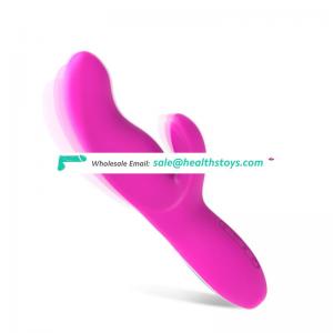 Hot Selling Waterproof Silicone Rechargeable Strong g-spot Stimulator Vibrators Heating Ramming Massager
