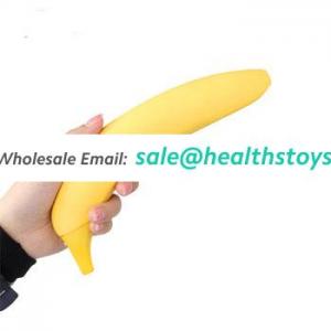 Hot selling banana masturbator mature women vibrator massager sex toys silicone vibrator for woman