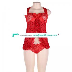 In Stock Wholesale Factory Price Red Girls Sex Sleeping Dress