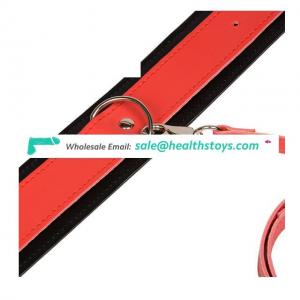 Male Bondage Collar With Leash Novelty Bed Restraints For Man