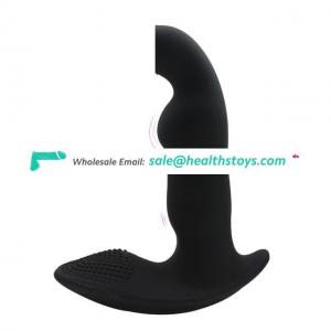 Male Erection Enhancing Cock Ring & Butt Plug Combo Prostate Massager Anal Plug