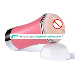 Male Sex Products Vagina Toy Rubber Pussy Automatic Masturbator Device for Man
