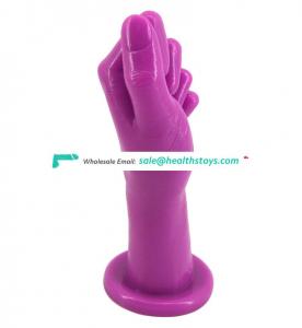 Masturbation fisting anal plug silicone hand shape dildo