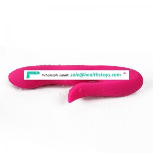 Plastic Rubber Penis Vibrator Massage For Female Vaginal G-spot Adult Sex toy