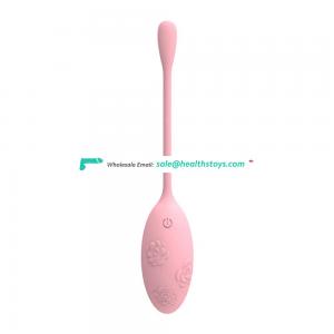 Powerful Dual Motor Silicone Wireless Remote Control Adult Female Vibrating Egg