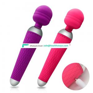 Powerful oral clit vibrators for women USB charge AV magic wand vibrator massager adult sex toys for woman masturbator