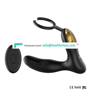 Prostate Massager Sex Toys Butt Plug Anal Vibrator with Cock Rings for Man
