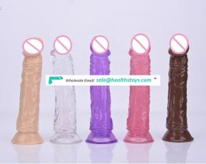 Realistic Crystal large glass for gay women pussy dildo