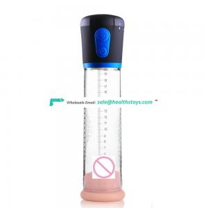 Rechargeable Automatic Penis Vacuum Pump With 3 Suction Intensities For Stronger Bigger Erections