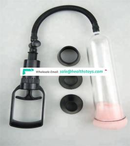 S size Hand Silicone Sleeve Vacuum Enlarger Size Man Penis Pump for men