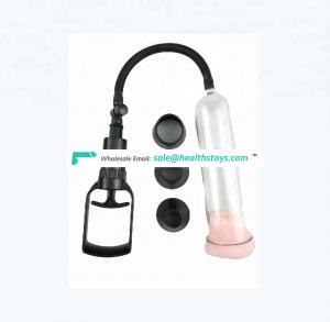 S size Hot sell  high quality  Handsome up electric penis pump dildo enlargement dick enlarger pump for men