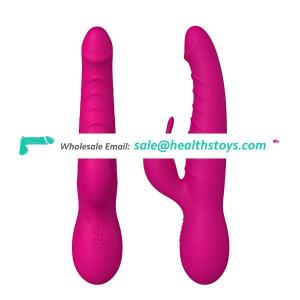 Safe Silicone Dual massager Adult Sex Toys Rabbit Vibrator for women