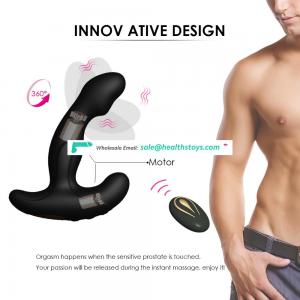 Sex Anal silicone vibrator for  man prostate massage adult toy