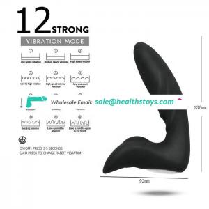 Sex prostate massager toy anal vibrator for  man adult Silicone toy