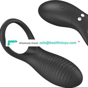 Silicone Adjustable Vibrating Cock Ring Waterproof Sex Toy for Man Multi Speed Penis Ring Picture Vibrator Magnetic Rechargeable