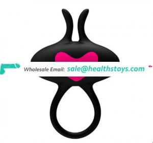 Silicone Adjustable Vibrating Cock Ring Waterproof Sex Toy for Man Multi Speed Penis Ring Picture Vibrator USB Rechargeable