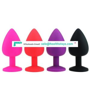 Silicone Anal Sex toys SM Expand Jewelry Anal Plugs