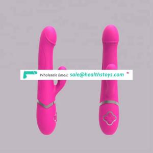 Silicone Rechargeable g-spot dildo rabbit massage wand av vibrator