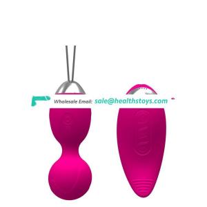 Silicone Waterproof Remote Control Vibrating Massage Jump Eggs Kegel Balls
