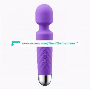 Strong Vibration Usb Rechargeable Av Soft Play Sex Toys For Women Penis