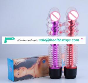 Wholesale ABS Vibrator TPE Dildo Spiny Vibrating Shock Factory Cheap Price Sex Toys For Female Masturbation