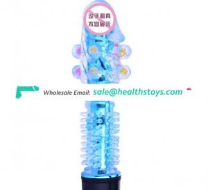 Wholesale ABS Vibrator TPE Dildo Spiny Vibrating Shock Factory Cheap Price Sex Toys For Female Masturbation