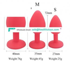 Wholesale Anal Butt Plug Sex Toys Cheap Price For ASS Medium Size Silicone Anal Toys