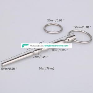 Wholesale Stainless Steel Male Chastity Device Male Urethral Dilator Adult Game Sex Toys MDSM