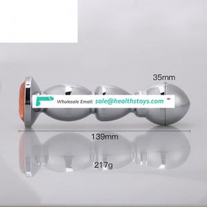 Wholesale Stainless Steel Metal Anal Butt Plug Heavy Aluminium Alloy Material Sexy Personal Massager