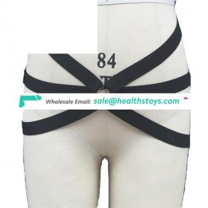 Women Elastic Cage Body Harness Hollow Leg Garter Belt Suspender Strap