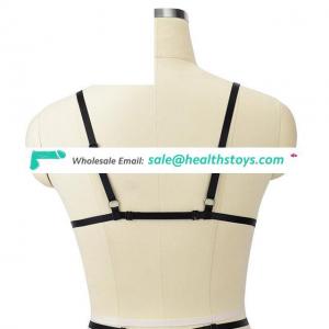 Womens Fashion Harness Bra Bondage Lingerie Body Harness Belts Black Elastic Strappy Caged
