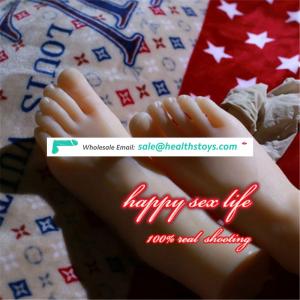 new product New Japanese realistic lifelike TPE silicone feet male masturbator foot sex toy for man