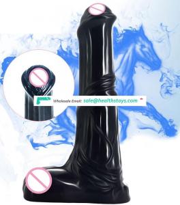 Animal Suction Cup Dildo Porn - 10 inch thick huge horse dildo sex toys with suction cup porno animal penis  big China