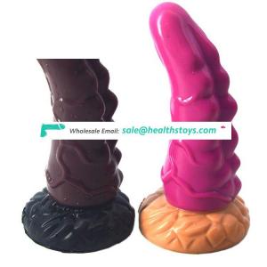 2019 new unique design Rhino Horn shape anal plug dildo Love Staying power vibrator masturbation screw-thread stimulate sex toys