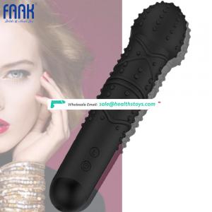 China Supplier Silicone Multi-Speed Rechargeable Remote Control Vibrator Wireless Pussy Stimulate Wand Clitoris Vibrator Sex Toy