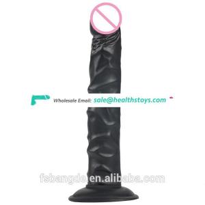 China factory sale real skin feeling huge black horse dildo for female masturbation