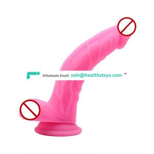 Dildo Penis Toy Penis Sex Doll Romantic Pink Medical Silicon Adult Toys