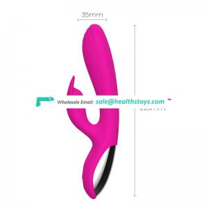Double G-Point Rabbit Vibrators G-Spot Vibration Intimate Goods Sex Toys Waterproof Sexy Vibrating Vibe Toys For Adults