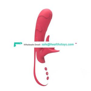 Double Motor Wireless Masturbation Massage Stick Female Sex Toy Dildo Vibrator