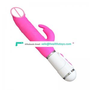 FAAK  Amazon Hot Sale  25.7cm vibrator heating penis g spot clitoris massage for female rabbit vibrator dildo